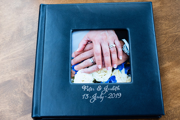 Leather Cover with Cameo