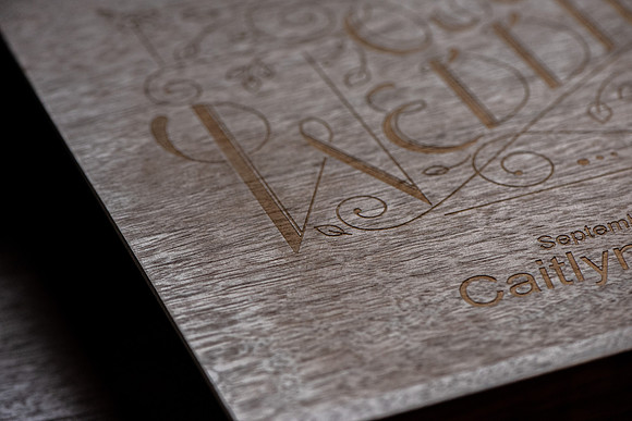 Wood Album Box