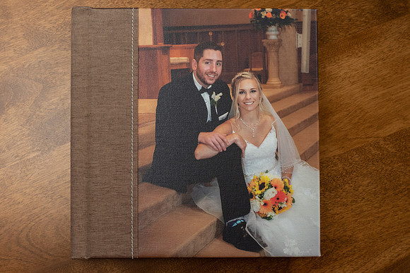 Canvas Photo Cover with Fabric Wrap